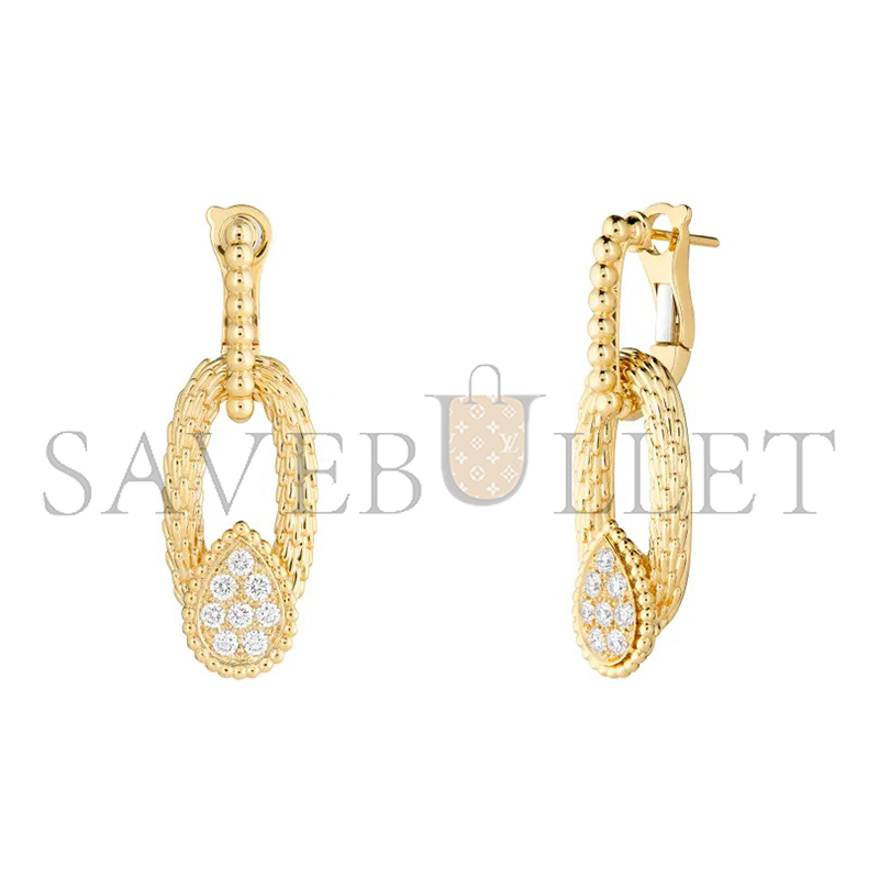 BOUCHERON SERPENT BOHÈME VINTAGE STUD EARRINGS JCO01637